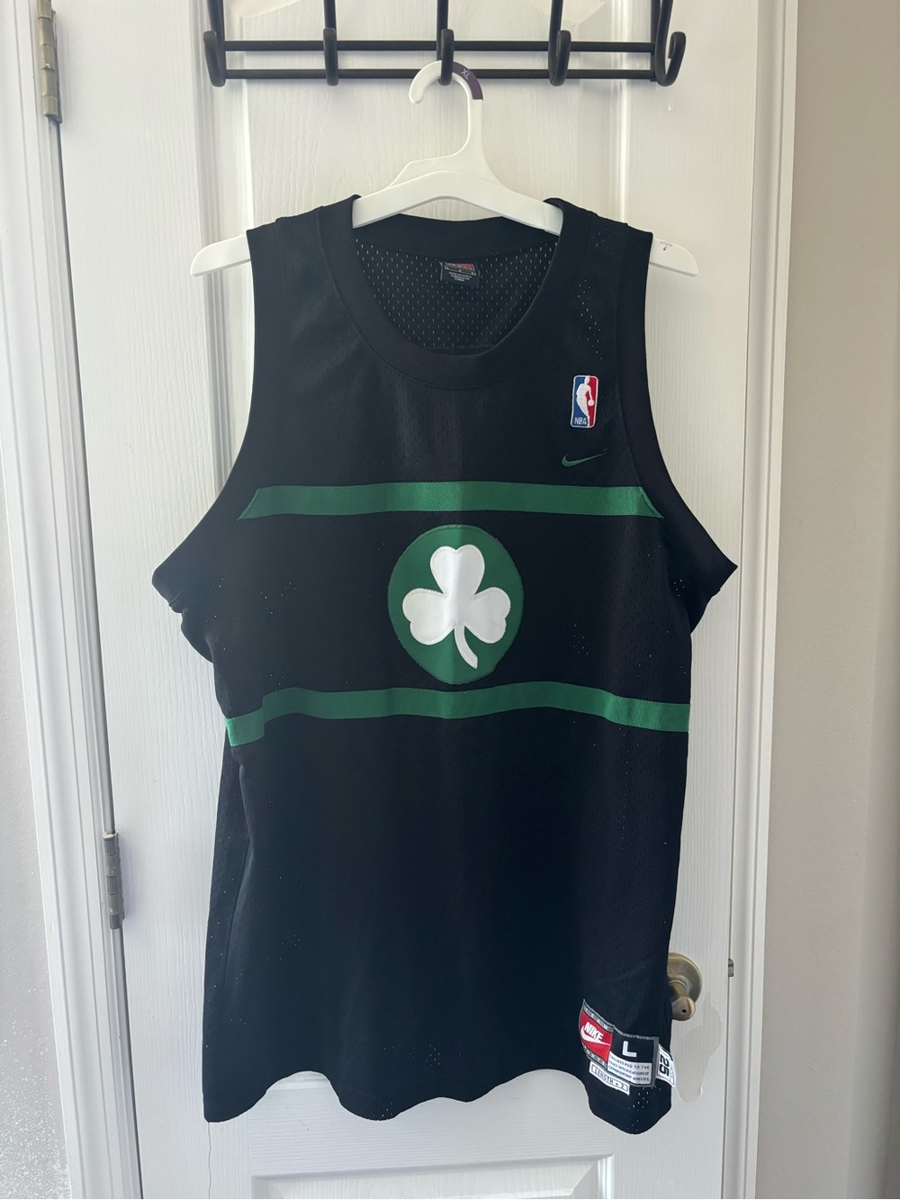 Nike Black Boston Celtics Throwback Paul Pierce Basketball Jersey